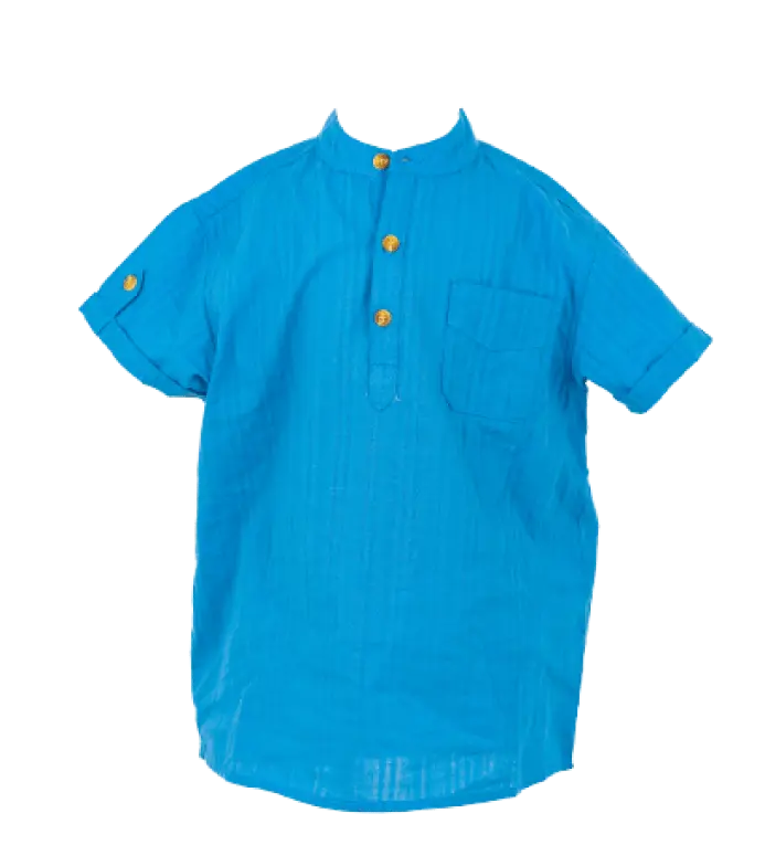 Monloulou Clothing Neel Boys's Shirt Blue