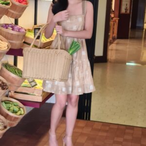 Toffee Dress by Monloulou a premium clothing brand for women and children based in dubai uae