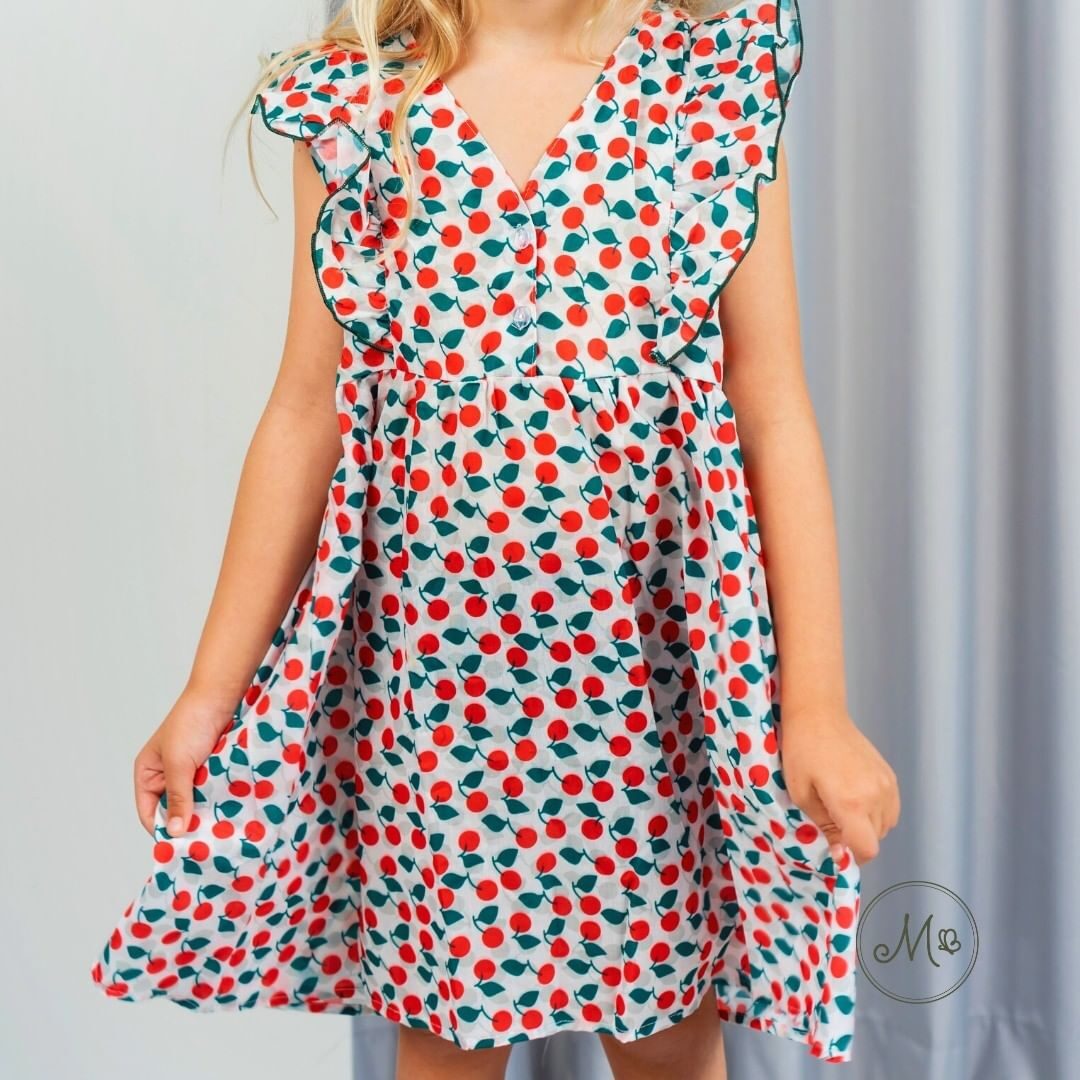 Cherry Dress Top